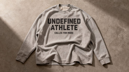 Undefined Athlete - Grey Cut Long Sleeve Tee Shirt