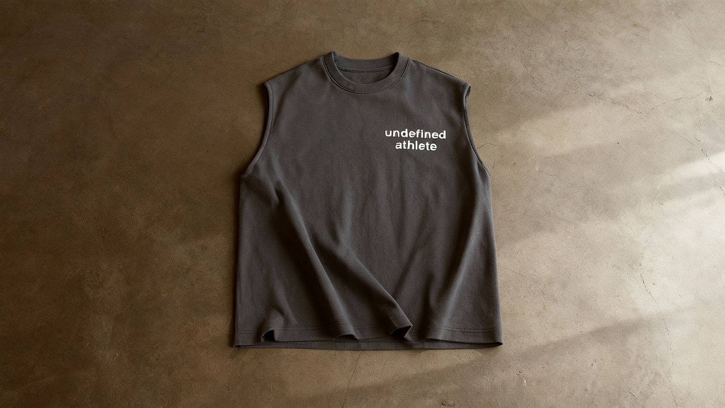 Undefined Athlete - Charcoal Grey Sleeveless Tank
