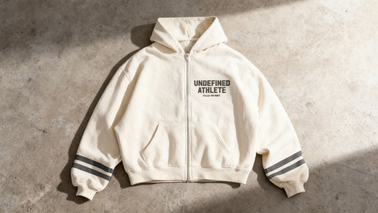 Undefined Athlete - Creme Hoodie